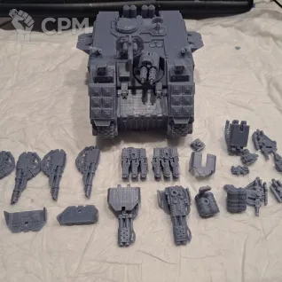 Описание картинки Land Raider / Land Raider Crusader / Land Raider Redeemer от 3d печать на заказ по цене 100руб | Свободный Рынок Миниатюр - СРМ