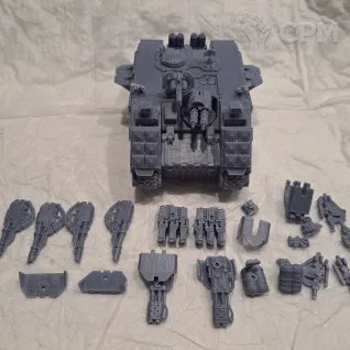 Описание картинки Land Raider / Land Raider Crusader / Land Raider Redeemer от 3d печать на заказ по цене 100руб | Свободный Рынок Миниатюр - СРМ