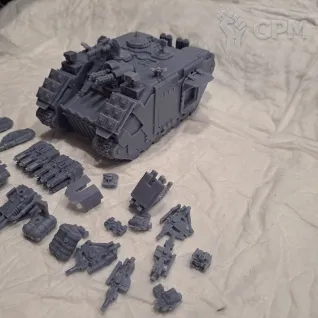 Описание картинки Land Raider / Land Raider Crusader / Land Raider Redeemer от 3d печать на заказ по цене 100руб | Свободный Рынок Миниатюр - СРМ
