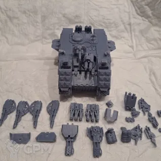 Описание картинки Land Raider / Land Raider Crusader / Land Raider Redeemer от 3d печать на заказ по цене 100руб | Свободный Рынок Миниатюр - СРМ