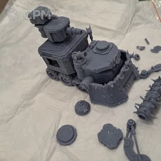 Описание картинки Battlewagon от 3d печать на заказ по цене 100руб | Свободный Рынок Миниатюр - СРМ