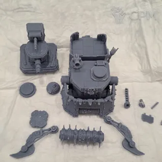 Описание картинки Battlewagon от 3d печать на заказ по цене 100руб | Свободный Рынок Миниатюр - СРМ