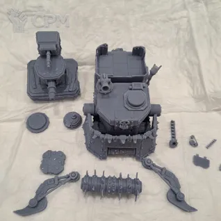 Описание картинки Battlewagon от 3d печать на заказ по цене 100руб | Свободный Рынок Миниатюр - СРМ