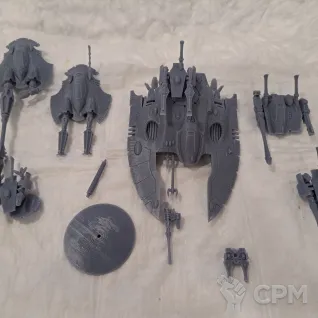Описание картинки Wave Serpent / Fire Prism / Falcon от 3d печать на заказ по цене 100руб | Свободный Рынок Миниатюр - СРМ