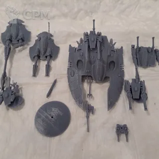 Описание картинки Wave Serpent /  Fire Prism / Falcon от 3d печать на заказ по цене 100руб | Свободный Рынок Миниатюр - СРМ