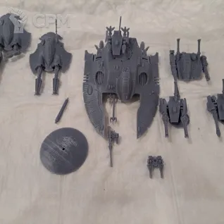 Описание картинки Wave Serpent / Fire Prism / Falcon от 3d печать на заказ по цене 100руб | Свободный Рынок Миниатюр - СРМ