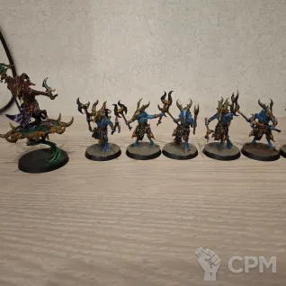 Описание картинки Tzaangor+shaman от Skupra по цене 100руб | Свободный Рынок Миниатюр - СРМ