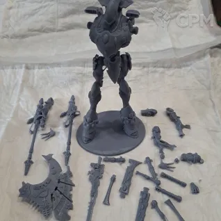 Описание картинки Wraithknight \ Wraithknight with Ghostglaive от 3d печать на заказ по цене 100руб | Свободный Рынок Миниатюр - СРМ