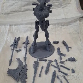 Описание картинки Wraithknight \ Wraithknight with Ghostglaive от 3d печать на заказ по цене 900руб | Свободный Рынок Миниатюр - СРМ