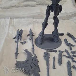 Описание картинки Wraithknight \ Wraithknight with Ghostglaive от 3d печать на заказ по цене 900руб | Свободный Рынок Миниатюр - СРМ