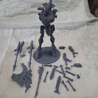 Описание картинки Wraithknight \ Wraithknight with Ghostglaive от 3d печать на заказ по цене 100руб | Свободный Рынок Миниатюр - СРМ