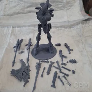 Описание картинки Wraithknight \ Wraithknight with Ghostglaive от 3d печать на заказ по цене 100руб | Свободный Рынок Миниатюр - СРМ