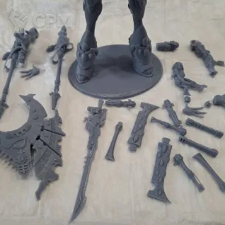 Описание картинки Wraithknight \ Wraithknight with Ghostglaive от 3d печать на заказ по цене 100руб | Свободный Рынок Миниатюр - СРМ