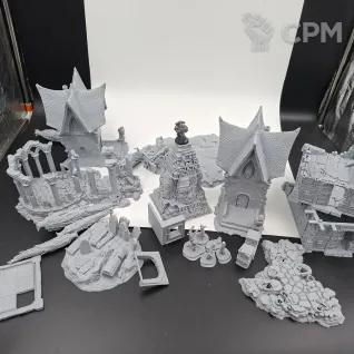 Описание картинки Много Террейна с Ошибками Печати от Terrain Print по цене 100руб | Свободный Рынок Миниатюр - СРМ