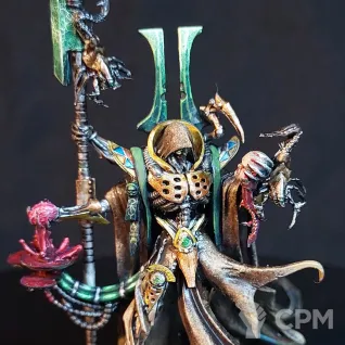Описание картинки Necron Overlord (Lord) Alt от Arrowhead Miniatures по цене 1 500руб | Свободный Рынок Миниатюр - СРМ