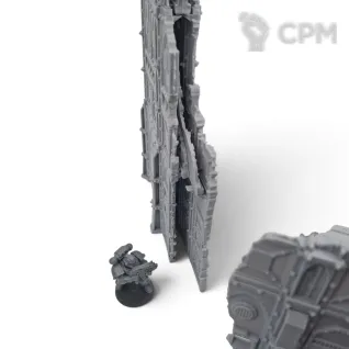 Описание картинки Набор Террейна 11th Редакции - Armored Ruins от Terrain Print по цене 3 000руб | Свободный Рынок Миниатюр - СРМ
