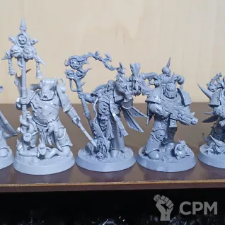 Описание картинки Plague Marines литьё от MaxxZ по цене 100руб | Свободный Рынок Миниатюр - СРМ