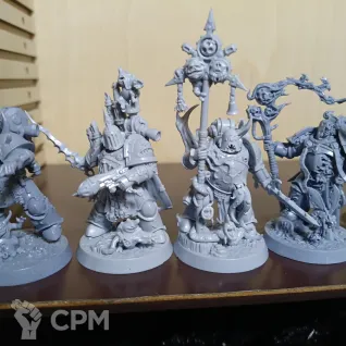 Описание картинки Plague Marines литьё от MaxxZ по цене 100руб | Свободный Рынок Миниатюр - СРМ