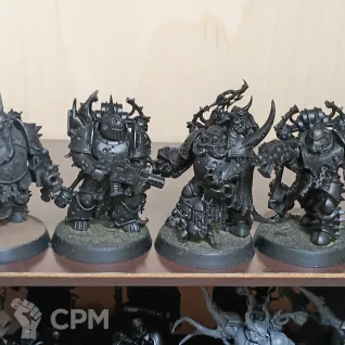 Описание картинки Plague Marines (литьё) от MaxxZ по цене 100руб | Свободный Рынок Миниатюр - СРМ