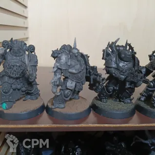Описание картинки Plague Marines (литьё) от MaxxZ по цене 100руб | Свободный Рынок Миниатюр - СРМ