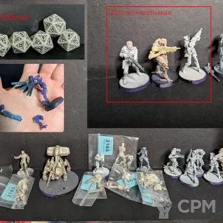Описание картинки Aleph's Operations Action Pack + Garuda Tactbots + допы от Enotof по цене 4 000руб | Свободный Рынок Миниатюр - СРМ