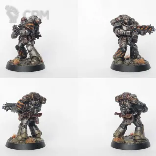 Описание картинки Iron Warriors - Sergeant Marius и Brother Vignius из набора Strike Force Justian Kill Team от Ravechwood по цене 1 500руб | Свободный Рынок Миниатюр - СРМ