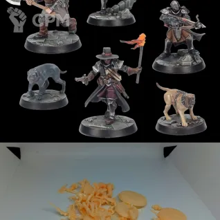 Описание картинки Hexbane's Hunters от Орки с наГорки по цене 100руб | Свободный Рынок Миниатюр - СРМ