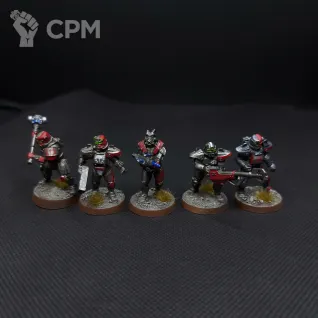 Описание картинки 5 смоляных братьев + робот в покрасе. от V130177@mail.ru по цене 3 300руб | Свободный Рынок Миниатюр - СРМ