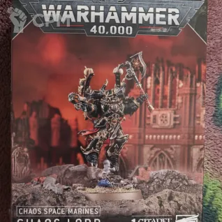 Описание картинки Chaos lord with jump pack от Ragnar101 по цене 3 300руб | Свободный Рынок Миниатюр - СРМ