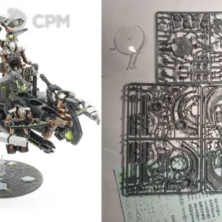 Описание картинки Catacomb Command Barge Necrons от  по цене 2 500руб | Свободный Рынок Миниатюр - СРМ