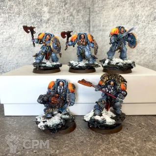 Описание картинки Wolf Guard Terminators от WarBoss  по цене 100руб | Свободный Рынок Миниатюр - СРМ
