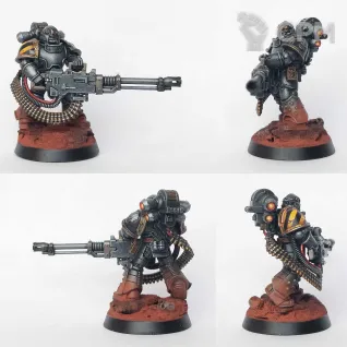 Описание картинки Iron Warriors. Heavy support squad. от Ravechwood по цене 1 800руб | Свободный Рынок Миниатюр - СРМ