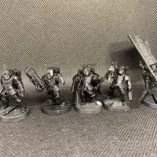 Описание картинки Militarum Tempestus Scions Command Squad от Хитрый гретчин  по цене 400руб | Свободный Рынок Миниатюр - СРМ