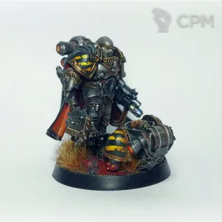 Описание картинки Barabas Dantioch (Centurion with Power Maul MKII armour) от Ravechwood по цене 1 500руб | Свободный Рынок Миниатюр - СРМ