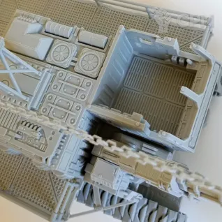 Описание картинки Гусеничный кран от Printopocalypse 3D по цене 1 800руб | Свободный Рынок Миниатюр - СРМ
