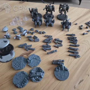 Описание картинки Crisis Battlesuit от User34516 по цене 2 500руб | Свободный Рынок Миниатюр - СРМ