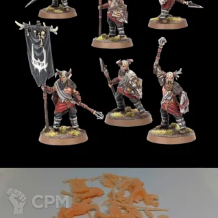 Описание картинки Warriors of Carn Dûm от Орки с наГорки по цене 100руб | Свободный Рынок Миниатюр - СРМ