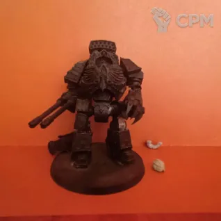 Описание картинки Dark Angels Contemptor + Пушки от xaosxpand по цене 100руб | Свободный Рынок Миниатюр - СРМ