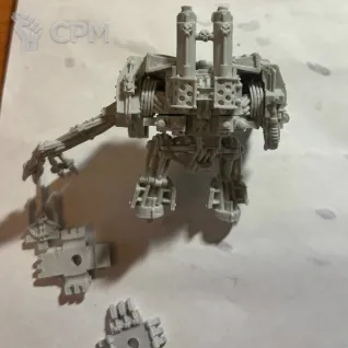 Описание картинки Chaos space marines dreadnought old от Gle890 по цене 100руб | Свободный Рынок Миниатюр - СРМ