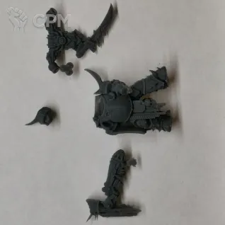 Описание картинки Plague Marine Dark Imperium с плазмой от Oxytochik по цене 100руб | Свободный Рынок Миниатюр - СРМ