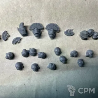 Описание картинки Головы СМ от Mechanikus Forge по цене 100руб | Свободный Рынок Миниатюр - СРМ