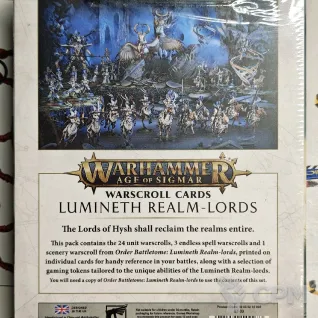 Описание картинки Warscroll Cards Lumineth Realm-Lords от Trazyn's Collection по цене 100руб | Свободный Рынок Миниатюр - СРМ