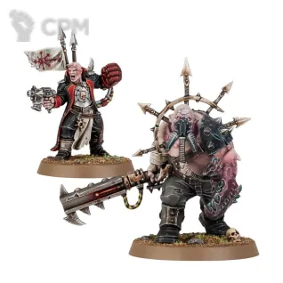 Описание картинки Traitor Enforcer and Mutant Ogryn от Light Cellar по цене 100руб | Свободный Рынок Миниатюр - СРМ