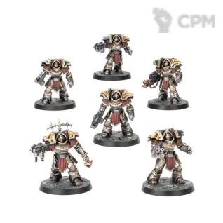 Описание картинки Cataphractii Terminators with Combi-bolters and Power Fists от Red Rooster по цене 2 350руб | Свободный Рынок Миниатюр - СРМ