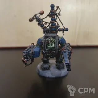 Описание картинки Big Mek In Mega Armour от JV A по цене 500руб | Свободный Рынок Миниатюр - СРМ