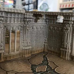 Описание картинки Ruins and Bell Tower Terrain от Nathan Holn по цене 100руб | Свободный Рынок Миниатюр - СРМ