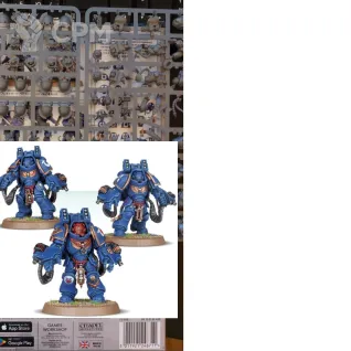 Описание картинки 3x Aggressor Squad miniatures от Ev Ku по цене 100руб | Свободный Рынок Миниатюр - СРМ