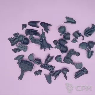 Описание картинки Wolf Guard Terminators (Космические Волки) от Гусь-Печатный по цене 100руб | Свободный Рынок Миниатюр - СРМ