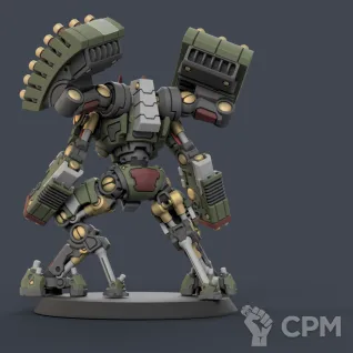 Описание картинки Broadside (один доспех с ракетами) от Tridax Forge по цене 500руб | Свободный Рынок Миниатюр - СРМ