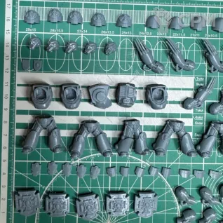 Описание картинки Space Marines Assault Terminators squad от Recruiter по цене 650руб | Свободный Рынок Миниатюр - СРМ